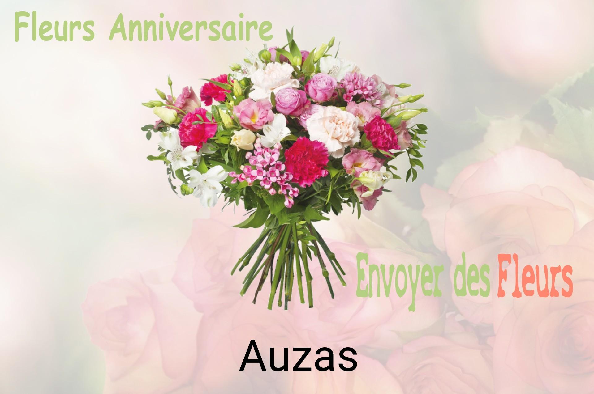 Bouquet de fleurs d’anniversaire livré à Auzas